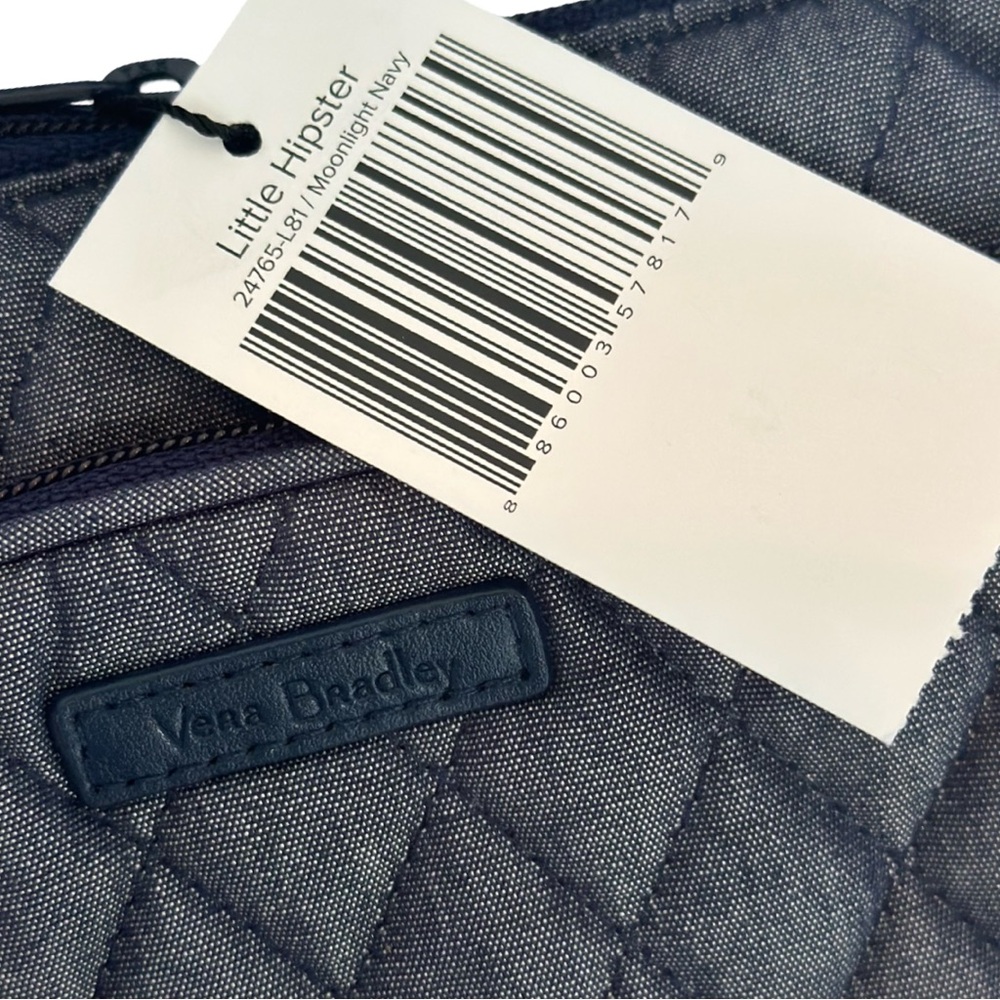 LOW START NWT - Vera Bradley Quilted Denim Backpack and Crossbody Set - Picture 12 of 17